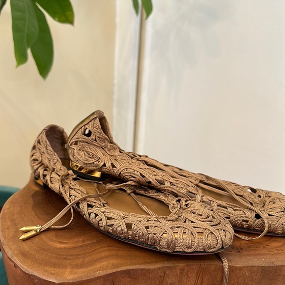 Aquazzura strappy ballet flats - Picture 2 of 6